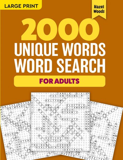 2000 Unique Words Word Search (Orange)