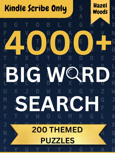 4000+ Big Word Search (Kindle Scribe)