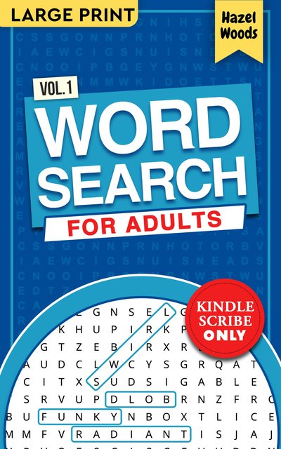 Word Search for Adults — Vol. 1 (Kindle Scribe)