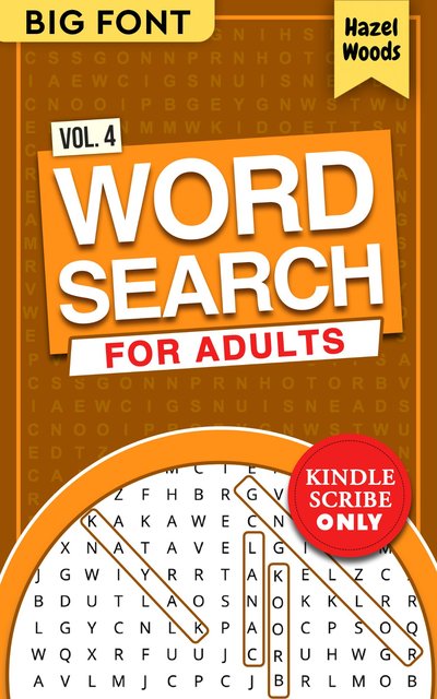 Word Search for Adults — Vol. 4 (Kindle Scribe)